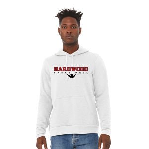 Hardwood - Men's BELLA+CANVAS ® Sponge Fleece Pullover Hoodie - ASH - BC3719 - IMS Apparel BC3719Y - Athletic_Heather_ - Hardwood - Small