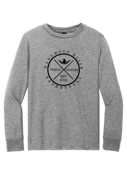 Hardwood - District Youth Perfect Tri Long Sleeve - Grey