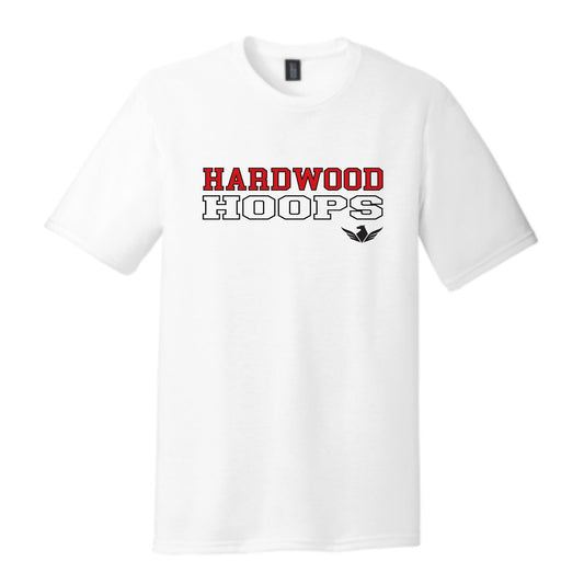 Hardwood - Men's District ® Perfect Tri ® Tee - White DM130 - IMS Apparel DM130 Hardwood_white_Small