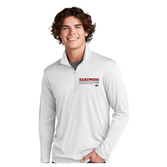 Hardwood - Sport - Tek® PosiCharge® Competitor™ 1/4 - Zip Pullover - White - ST357 - IMS Apparel Hardwood_ST357_white_Small