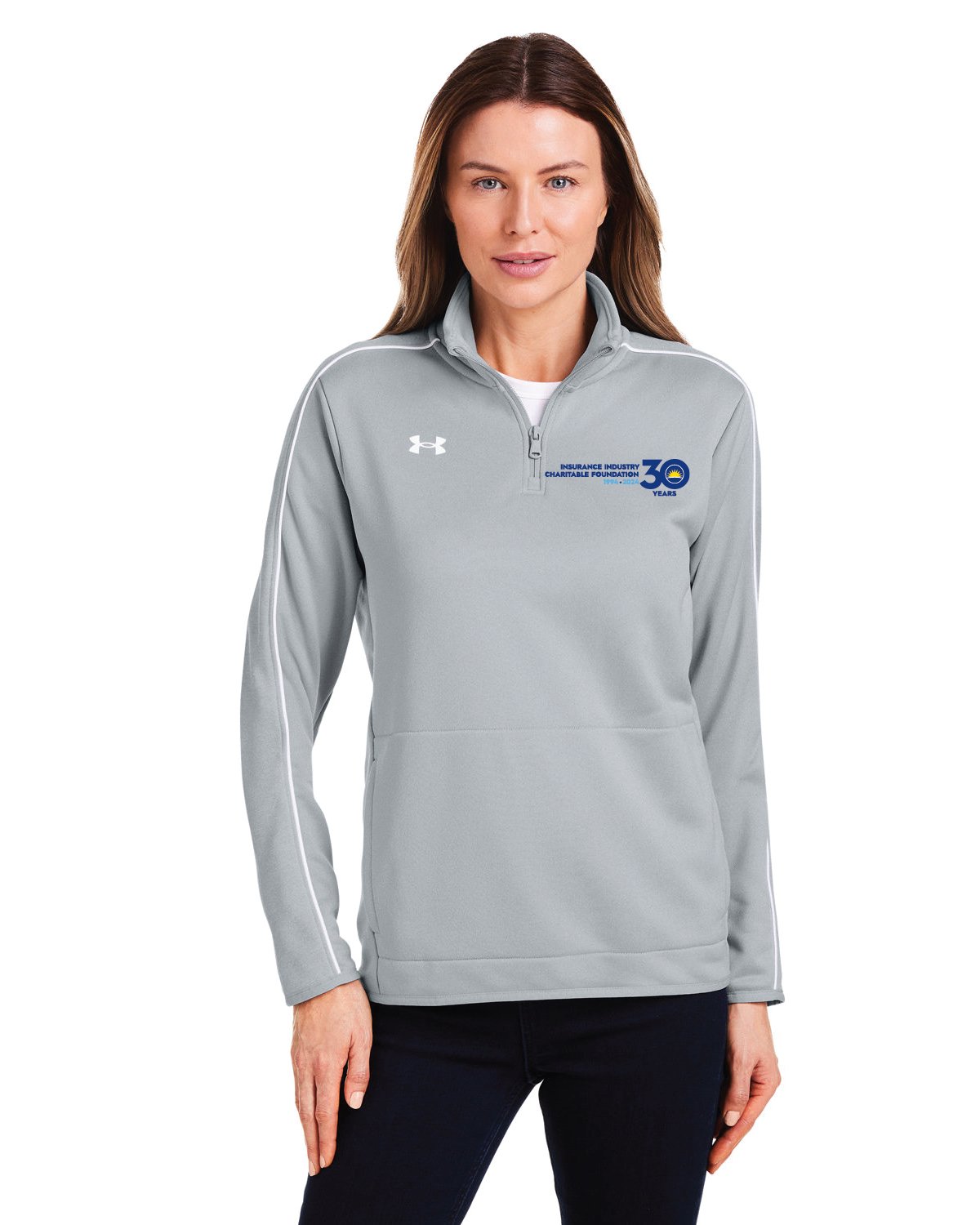 Woman Under Armour Half Zip - 1383274 - IMS Apparel