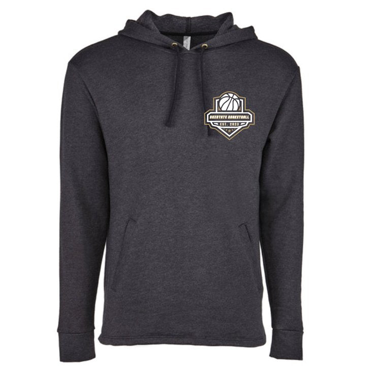 BoxState Basketball - Unisex Heather Black Hoodie - IMS Apparel